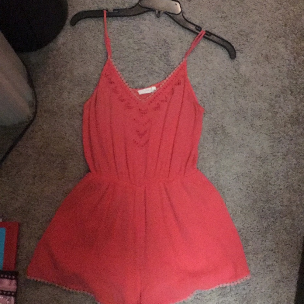 Cute orangey romper